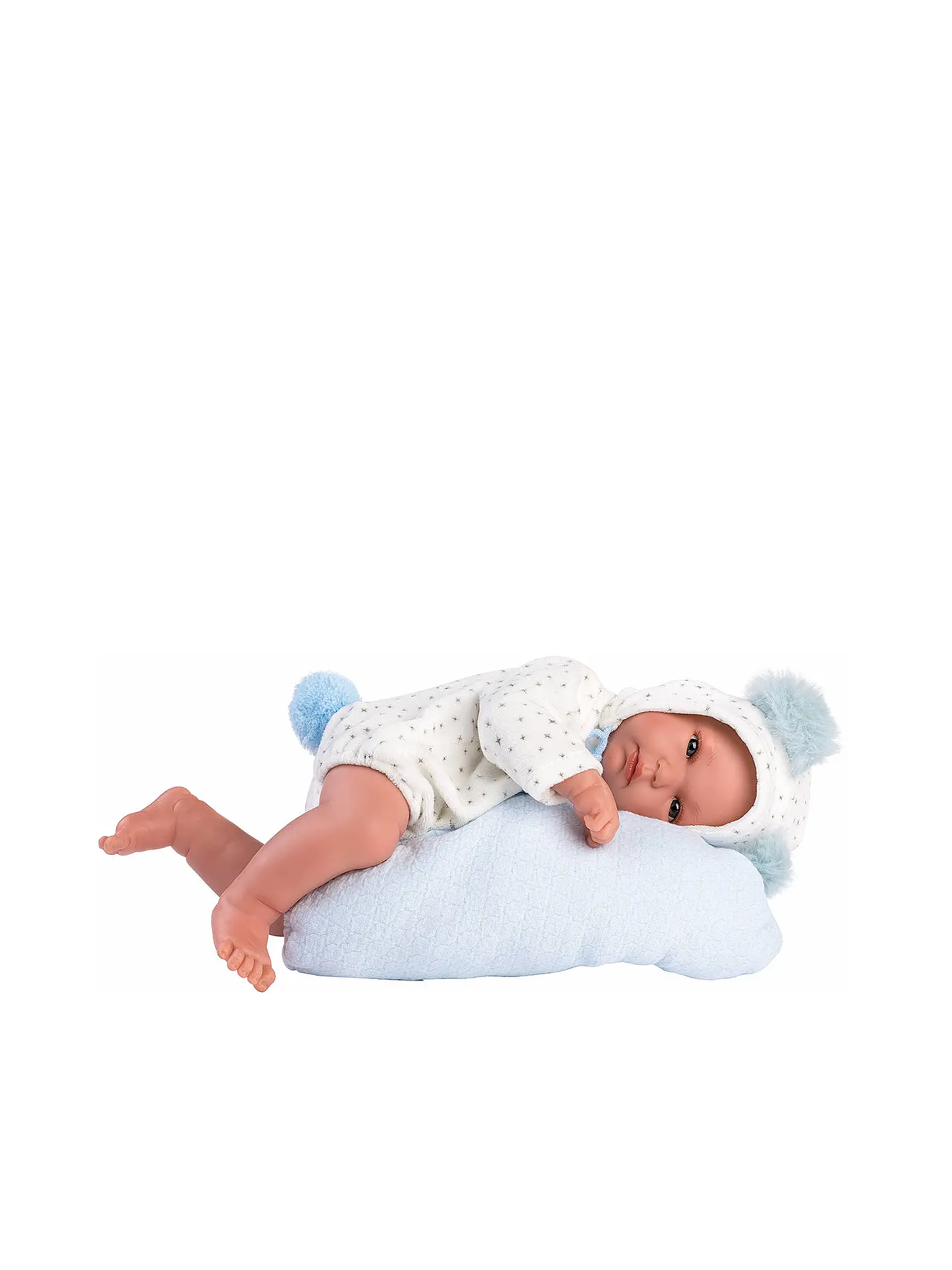 LLORENS | Babypuppe mit Schaukelzelt blau 35cm | 